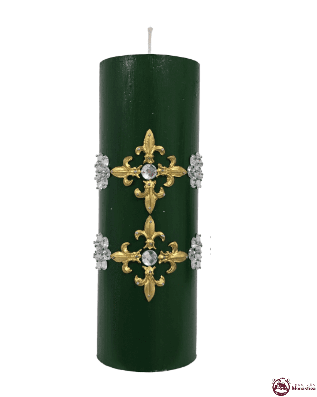 Kit de Velas do Advento com Cruz Dourada - 20x7cm - 3