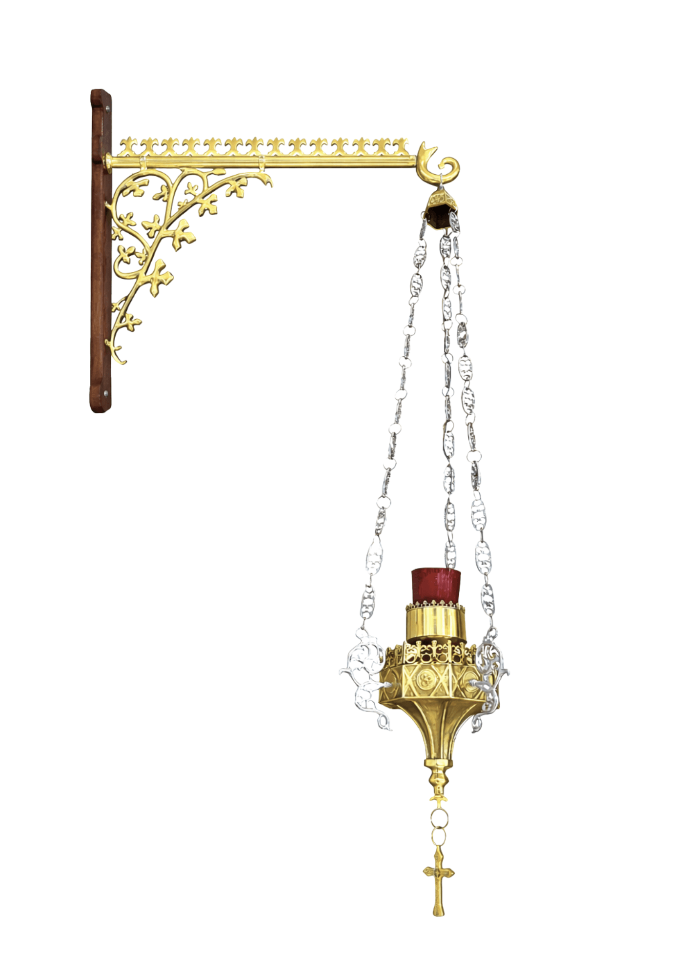 Lâmpada do Santíssimo Gótica - Em Metal - 1