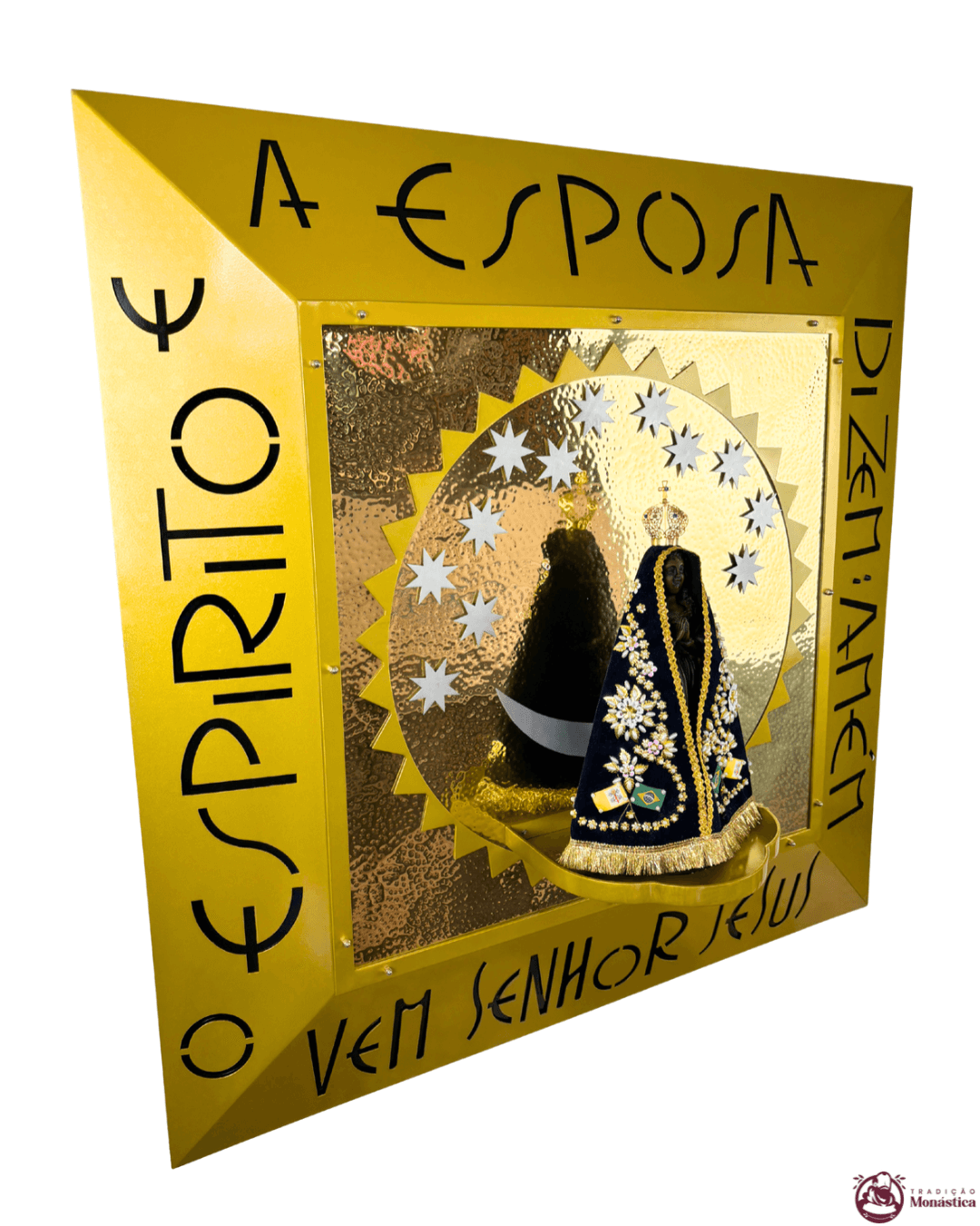 Nicho de Nossa Senhora Aparecida em Metal - 90x90cm - 2