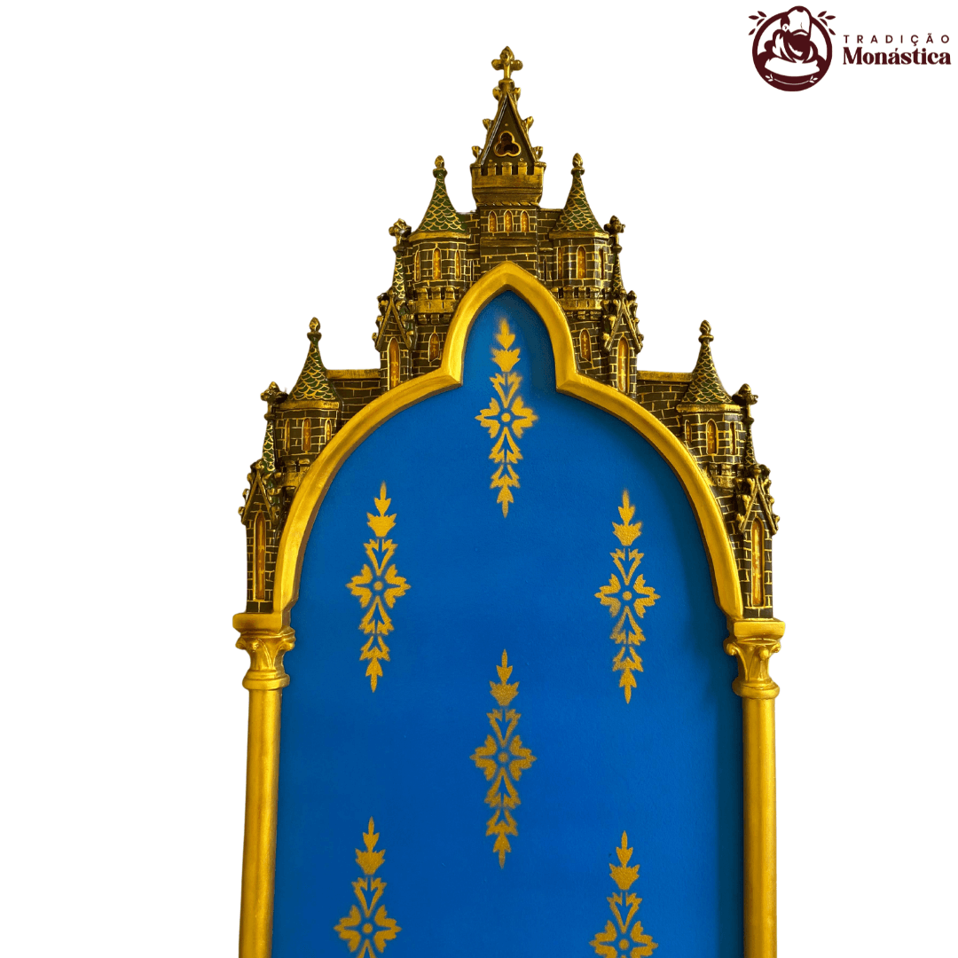 Oratório Peanha Gótica Castelo - Para Imagem de 70 à 100cm - 2
