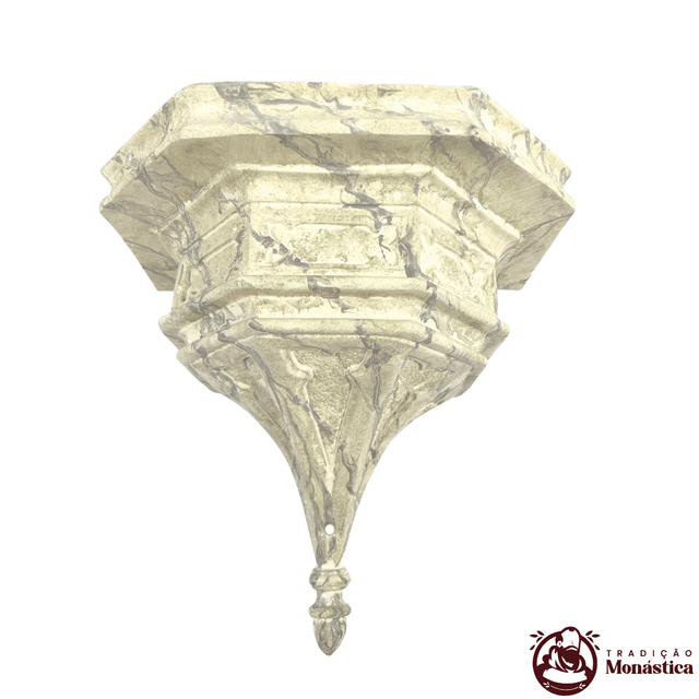 Peanha Feita de Resina tom Marmorizado para Imagem de 70cm à 1metro Peanha Feita de Resina tom Marmorizado para Imagem de 70cm à 1metro