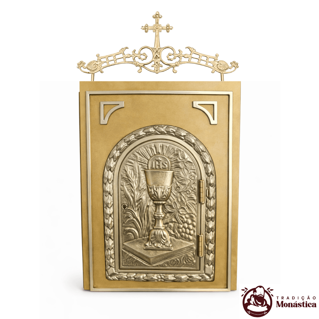 Sacrário Clássico com Coroa e Porta Trabalhada - 3