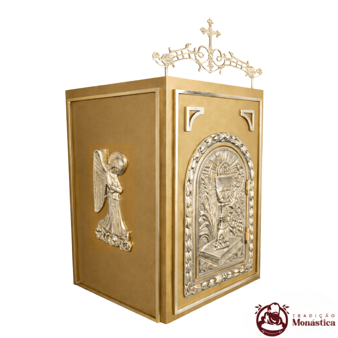 Sacrário Clássico com Coroa e Porta Trabalhada - 3