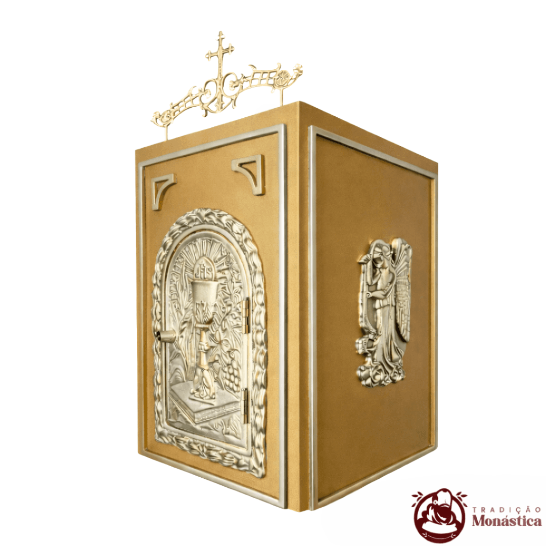 Sacrário Clássico com Coroa e Porta Trabalhada - 2