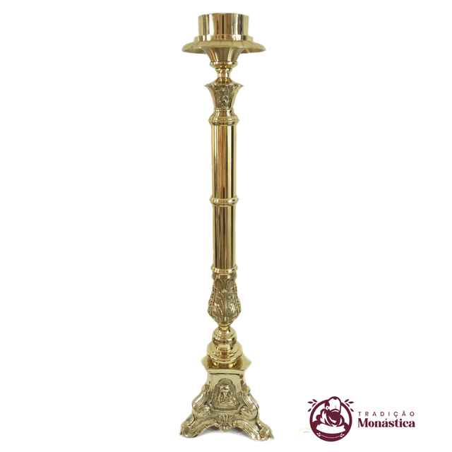 Castiçal Para Círio e Vela De Altar - Jesus, Maria e José Castiçal Para Círio e Vela De Altar - Jesus, Maria e José