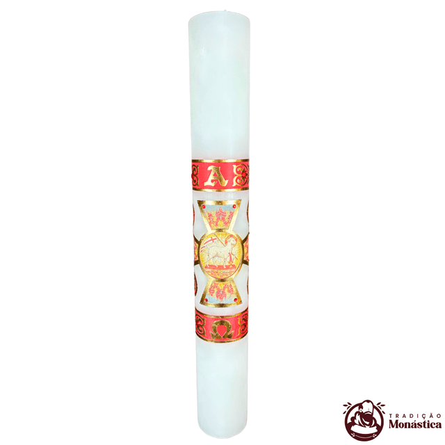 Vela Círio Pascal - Aplicação Cordeiro 02 Vela Círio Pascal - Aplicação Cordeiro 02