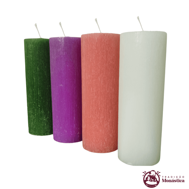 Conjunto de Velas do Advento - 20x7cm - Modelo Av05 Conjunto de Velas do Advento - 20x7cm - Modelo Av05