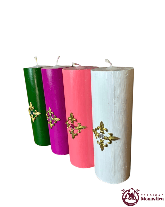 Conjunto de Velas do Advento - 20x7cm - Modelo Av01 Conjunto de Velas do Advento - 20x7cm - Modelo Av01