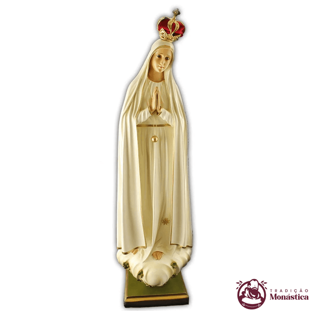 Imagem Escultura Nossa Senhora de Fátima 70cm Imagem Escultura Nossa Senhora de Fátima 70cm