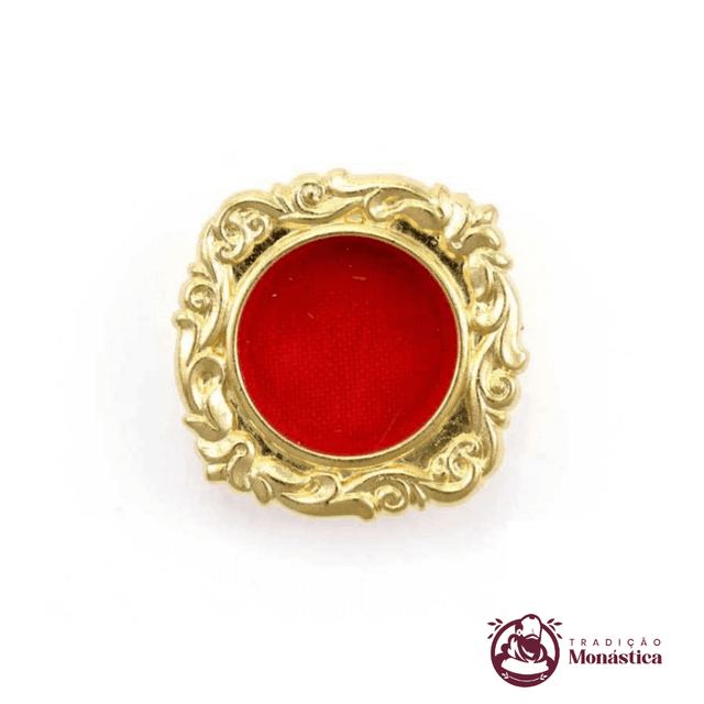 Teca para Relíquia de Santos Banhado a Ouro - TE01 Teca para Relíquia de Santos Banhado a Ouro - TE01
