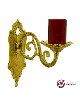 Lâmpada Do Santíssimo Dourada De Parede - Bronze