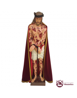 Imagem feita em resina de Jesus Flagelado - 90cm  