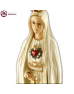 Escultura Nossa Senhora de Fátima Imaculado Coração 70cm