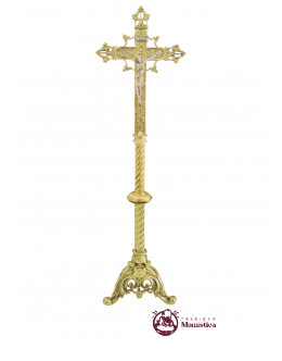 Cruz De Altar Modelo Tripé - Bronze